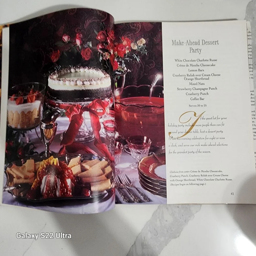 Southern Living Our Best Christmas Recipes Cookbook, 1994